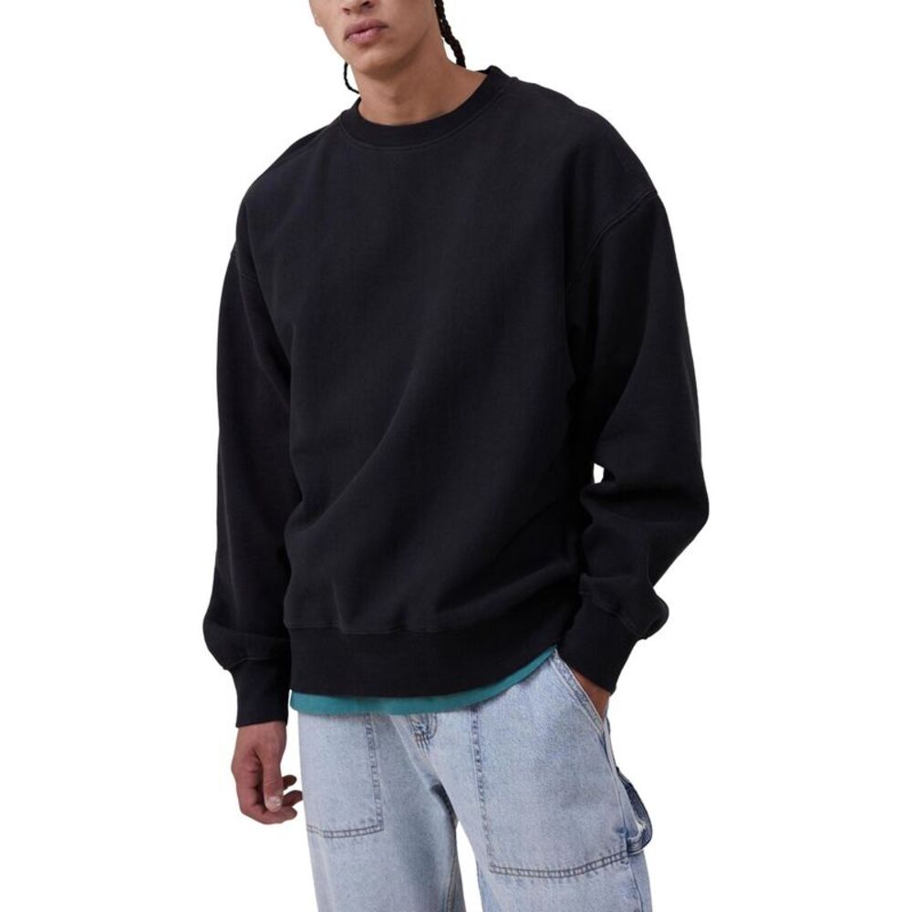 Cotton On Mens Oversized Pullover Sweater, , S, DM